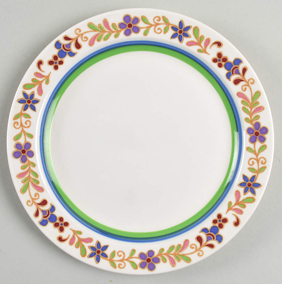 Floral Ring Salad Plate by Sears-1