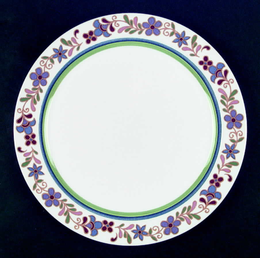 Floral Ring Dinner Plate by Sears-1