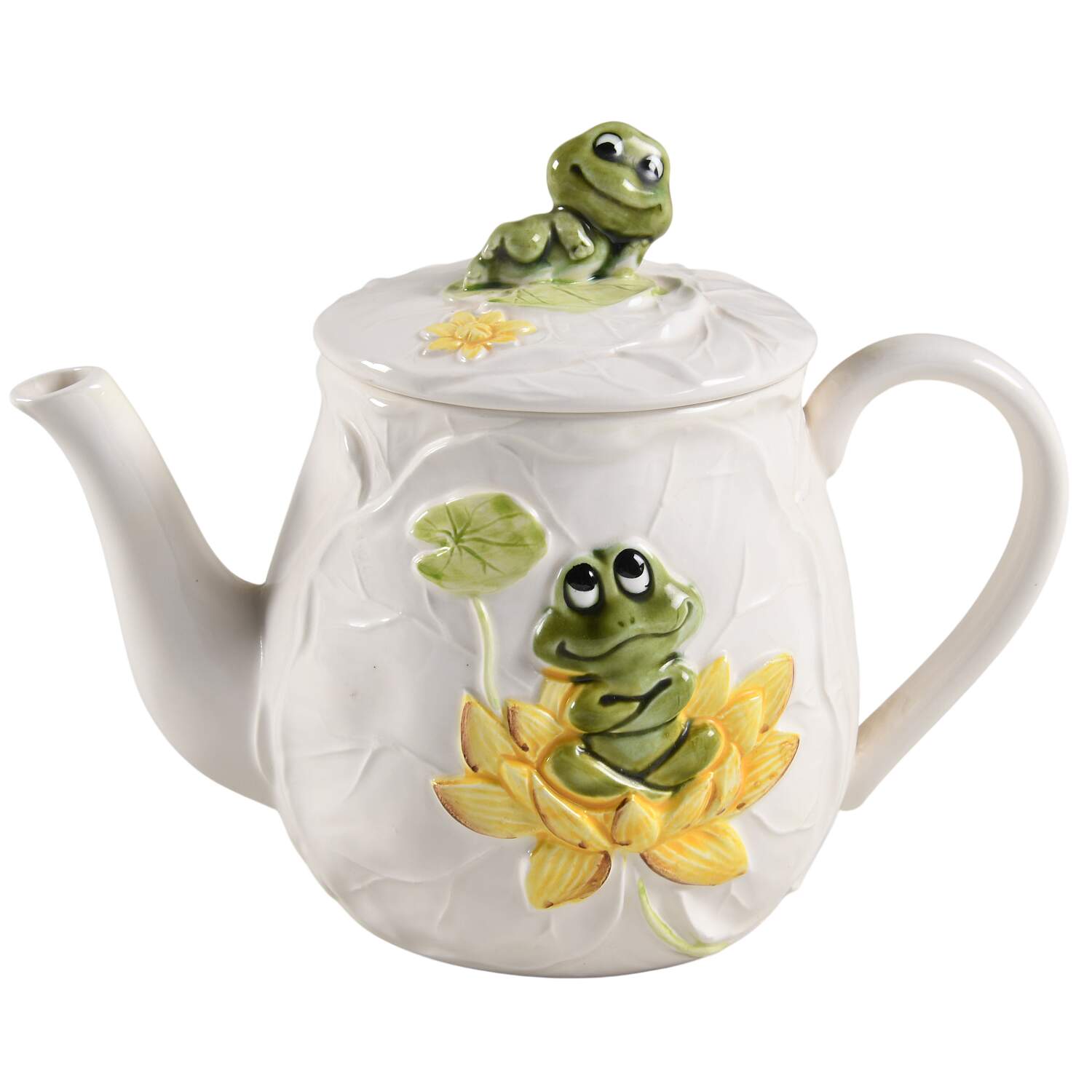 Frog Family Mini Teapot & Lid by Sears-1