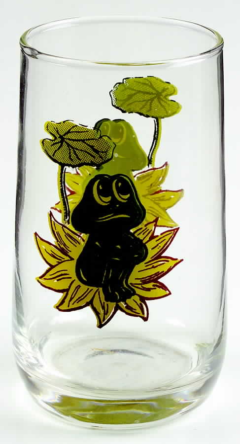 Frog Family 14 Oz Glassware Tumbler by Sears-1