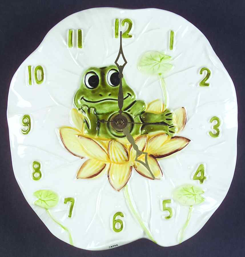 Frog Family Hanging Wall Clock by Sears-1
