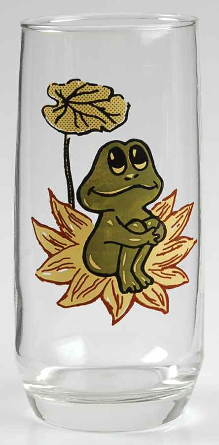 Frog Family 16 Oz Glassware Tumbler by Sears-1
