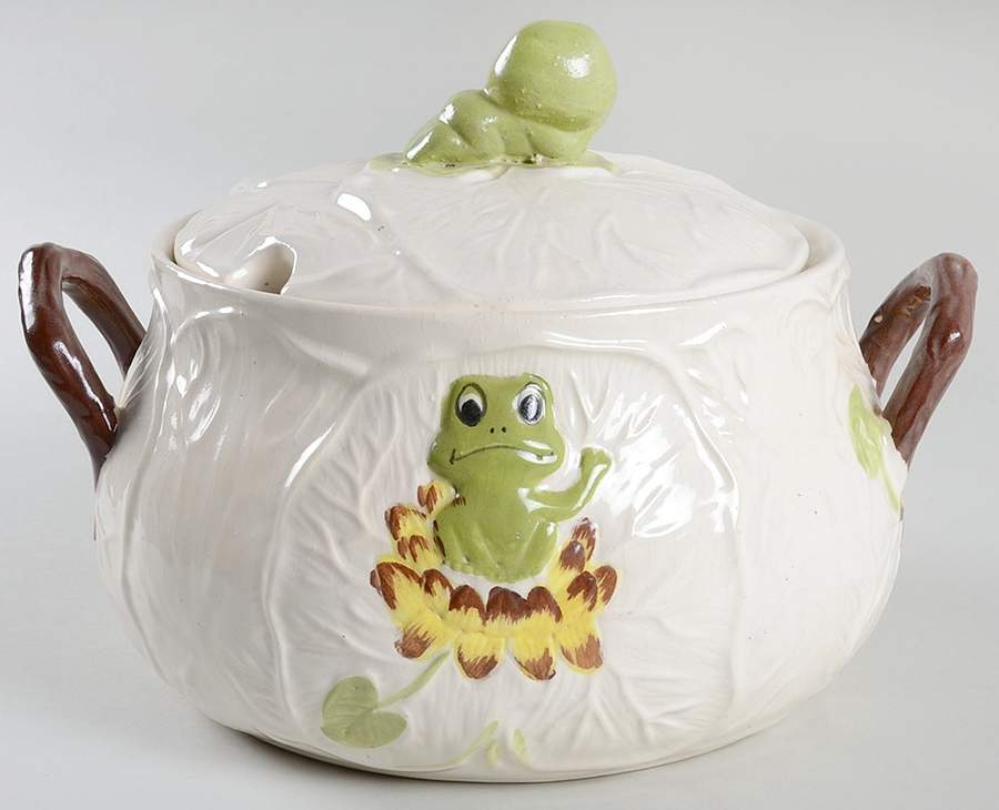 Frog Family Tureen &  Lid by Sears-1