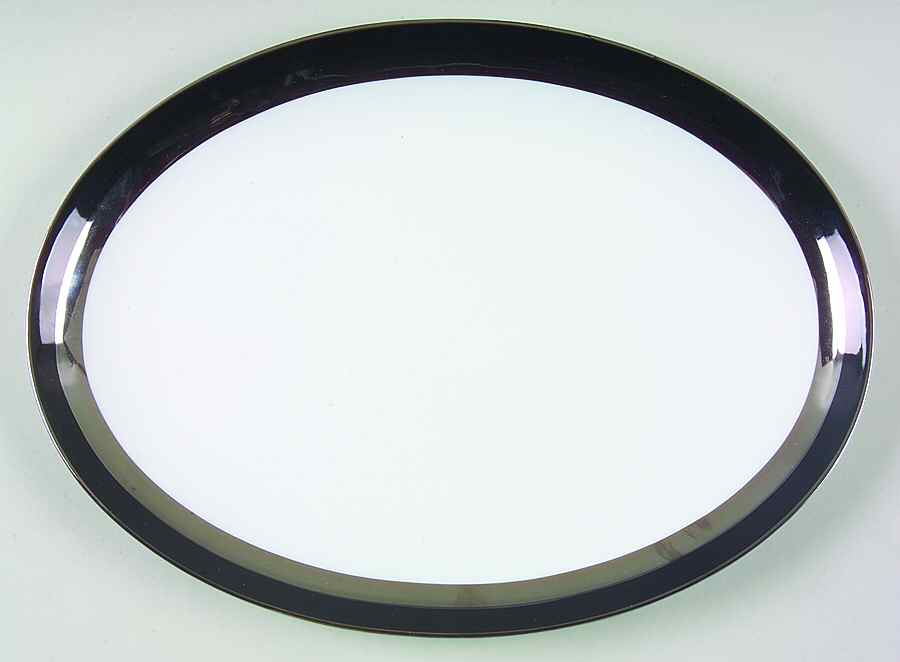 Gemini 12" Oval Serving Platter by Sears-1