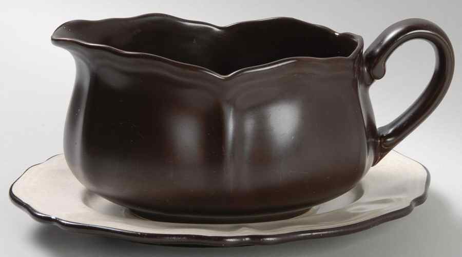 Hearthside Gravy Boat & Underplate by Sears-1