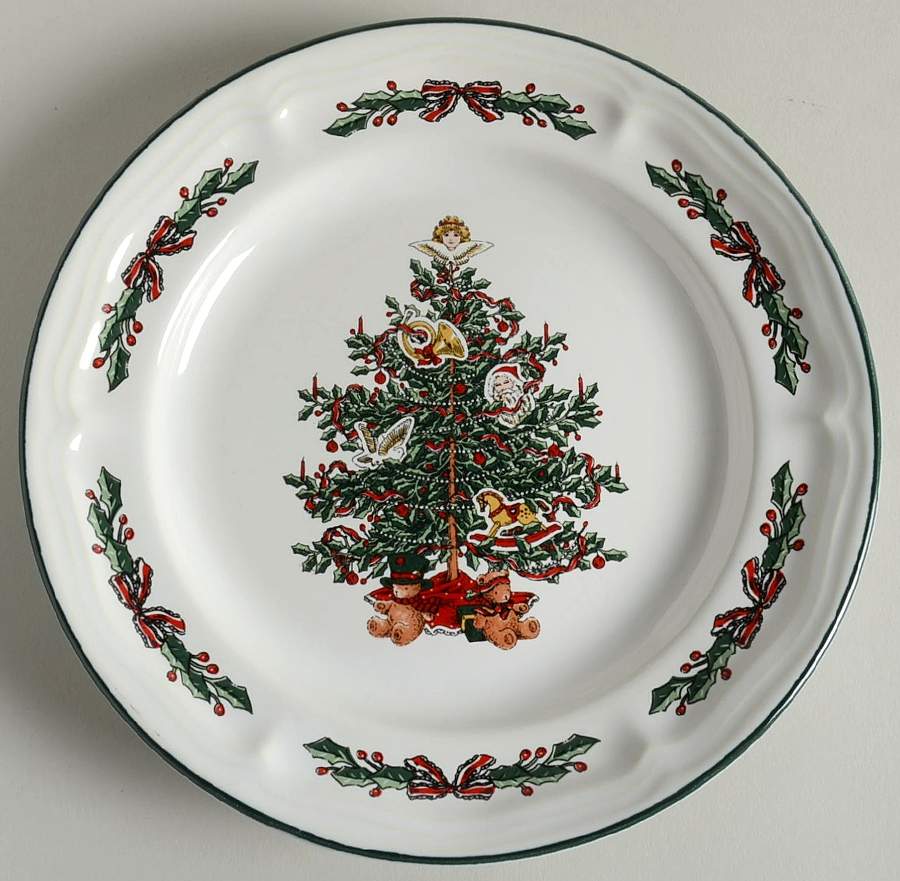 Holly & Lace Salad Plate by Sears-1
