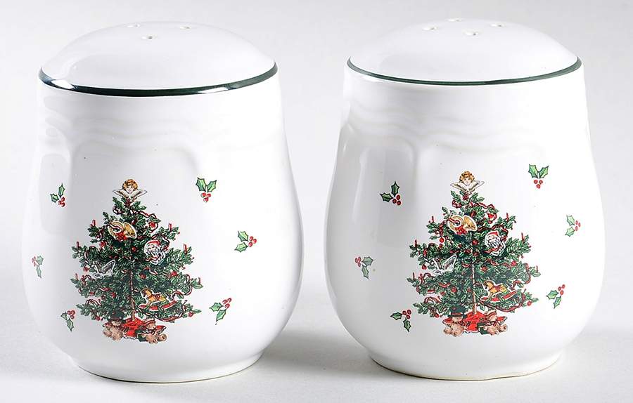 Holly & Lace Salt & Pepper Set by Sears-1