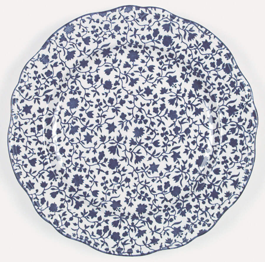 Lancaster Calico Blue Dinner Plate by Sears-1