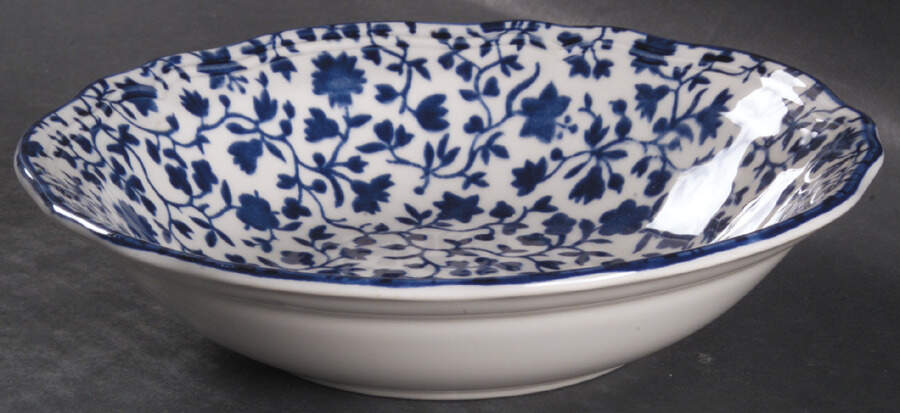 Lancaster Calico Blue Coupe Cereal Bowl by Sears-1