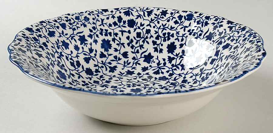 Lancaster Calico Blue 9" Round Vegetable Bowl by Sears-1