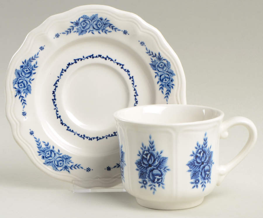 Mayhill Flat Cup & Saucer Set by Sears-1