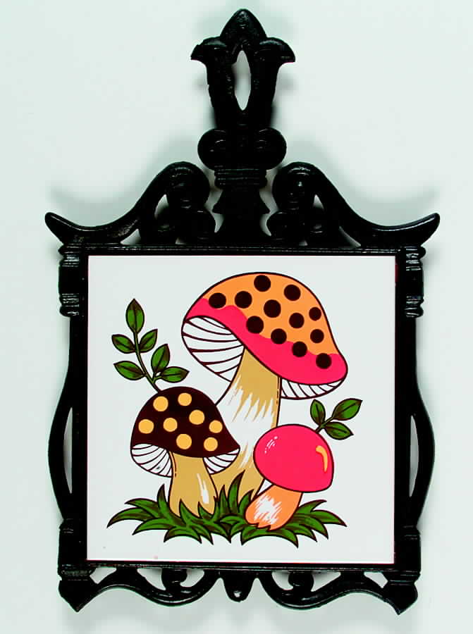 Merry Mushroom Trivet by Sears-1