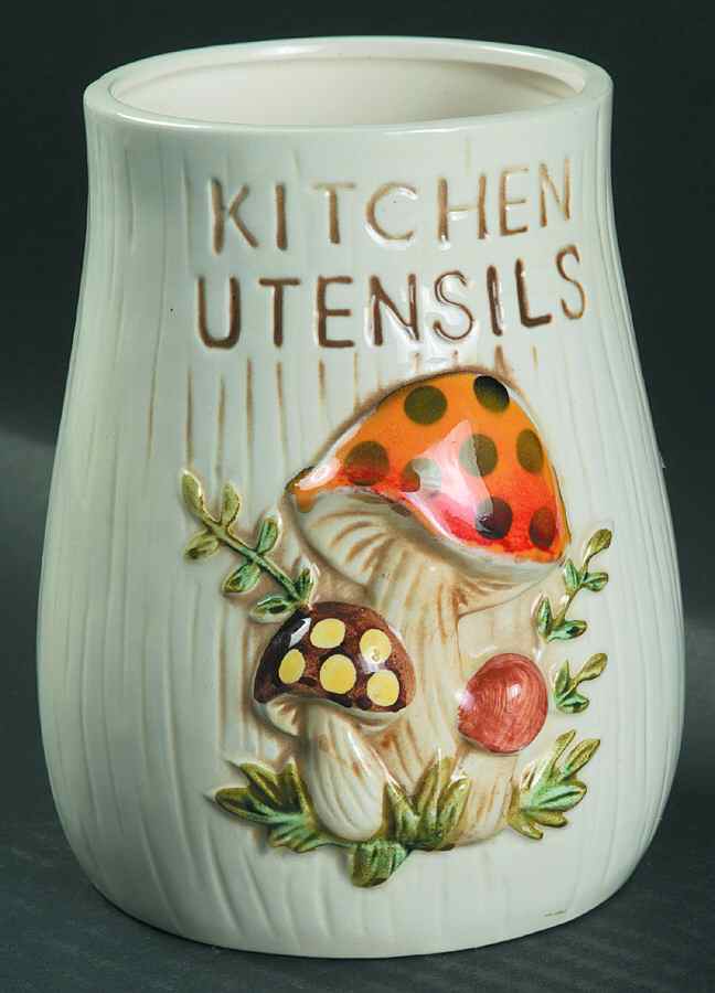 Merry Mushroom Utensil Holder by Sears-1