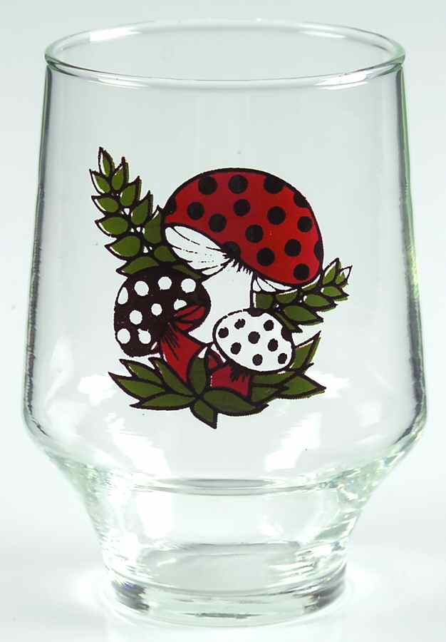Merry Mushroom 10 Oz Glassware Tumbler by Sears-1