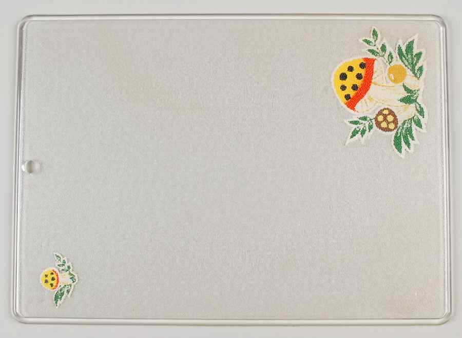 Merry Mushroom Rectangular Melamine Cutting Board by Sears-1