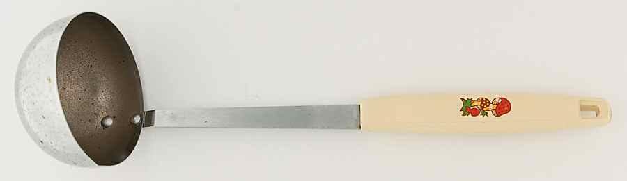 Merry Mushroom Metal Soup Ladle with Plastic Handle by Sears-1