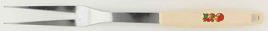Merry Mushroom Metal Utensil Fork with Plastic Handle by Sears-1