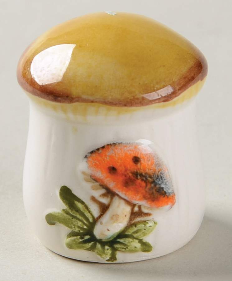 Merry Mushroom Miniature Ornamental Canister by Sears-1