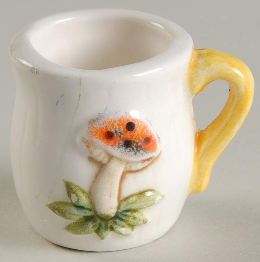 Merry Mushroom Miniature Ornamental Mug by Sears-1
