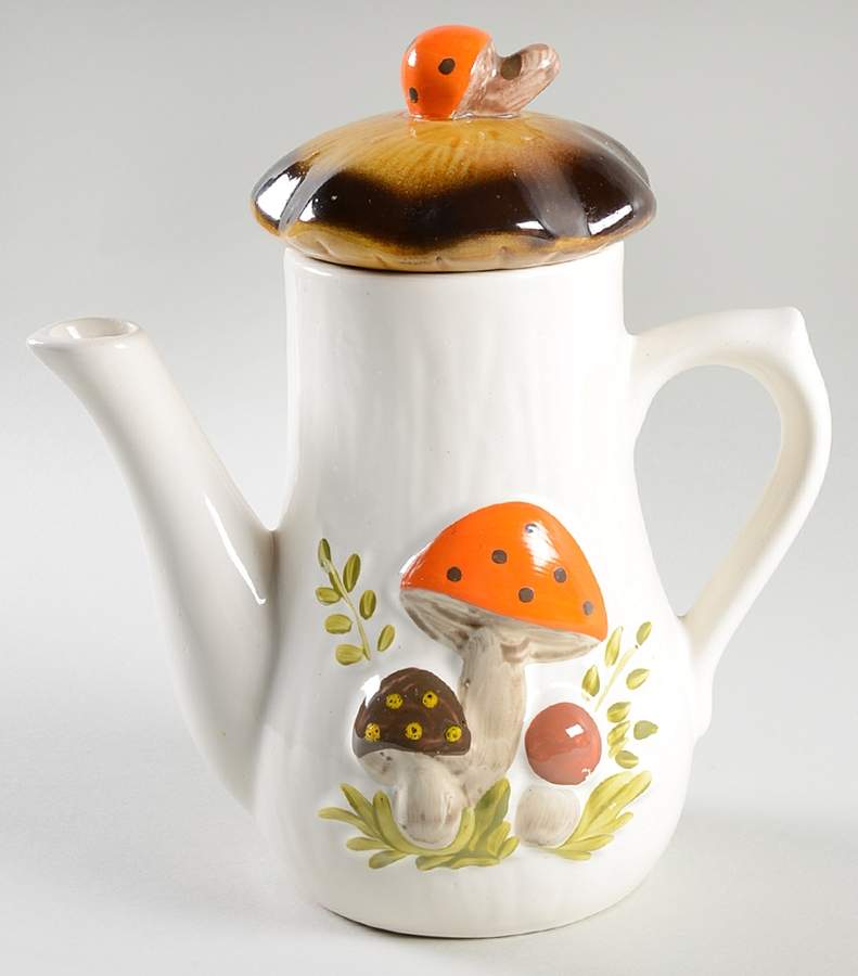 Merry Mushroom Coffee Pot & Lid by Sears-1