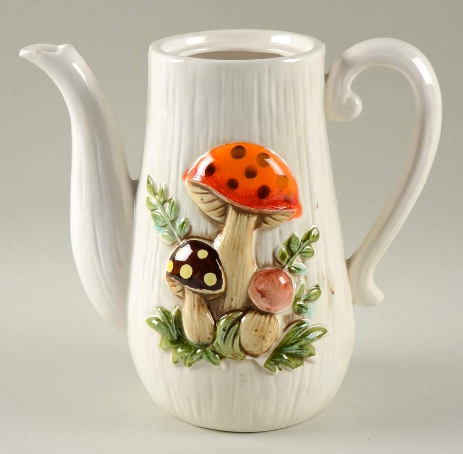 Merry Mushroom Coffee Pot No Lid by Sears-1