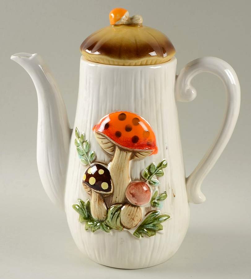 Merry Mushroom Coffee Pot & Lid by Sears-1