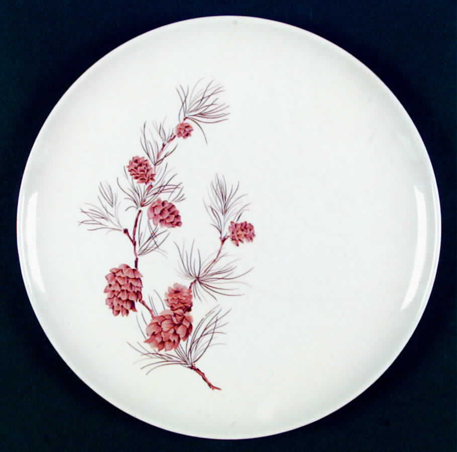 Mocha Pine Dinner Plate by Sears-1