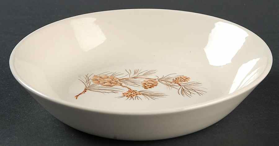 Mocha Pine Coupe Soup Bowl by Sears-1