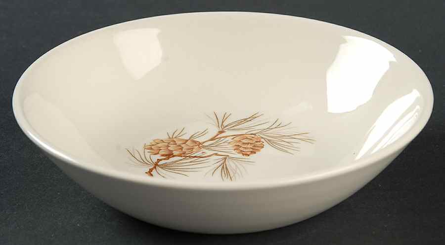 Mocha Pine Fruit/Dessert (Sauce) Bowl by Sears-1
