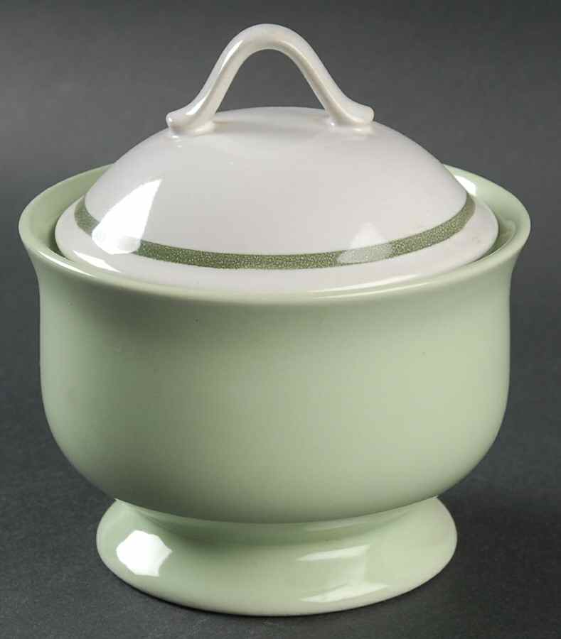 Mono Rings Mint Julep Sugar Bowl & Lid by Sears-1