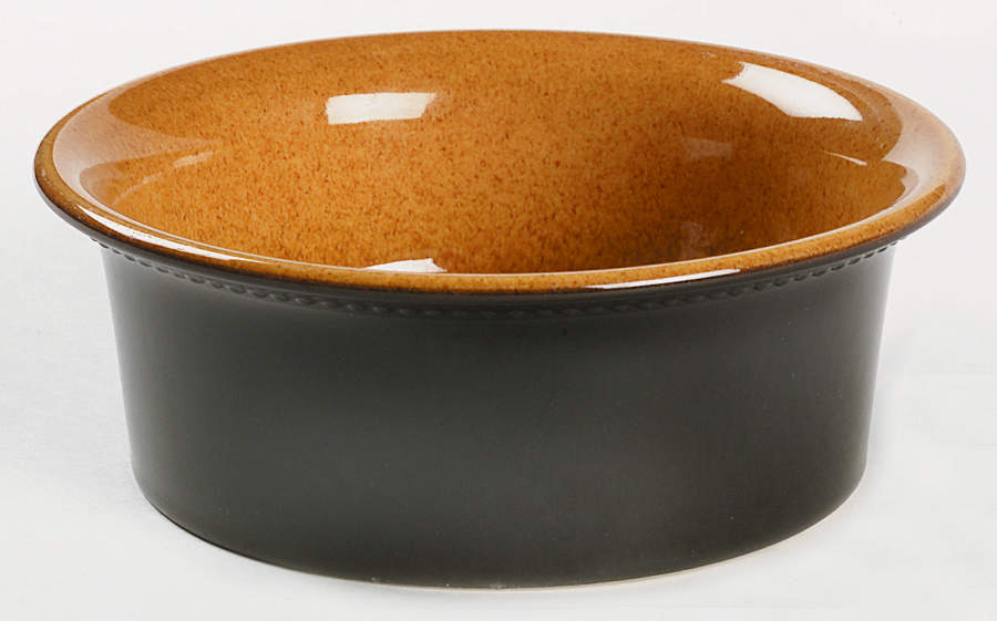Octagon Amber Coupe Cereal Bowl by Sears-1