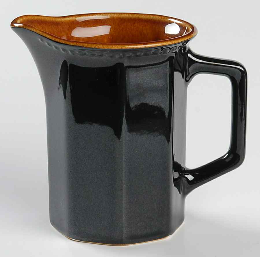 Octagon Amber Creamer by Sears-1