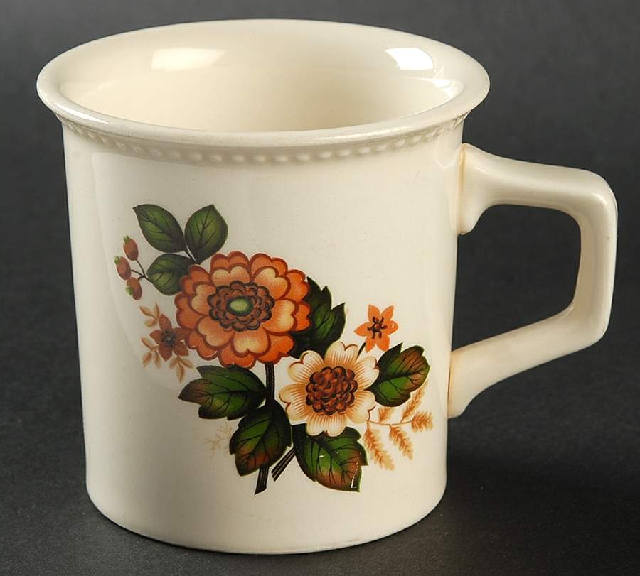 Octagon Bouquet Flat Cup by Sears-1
