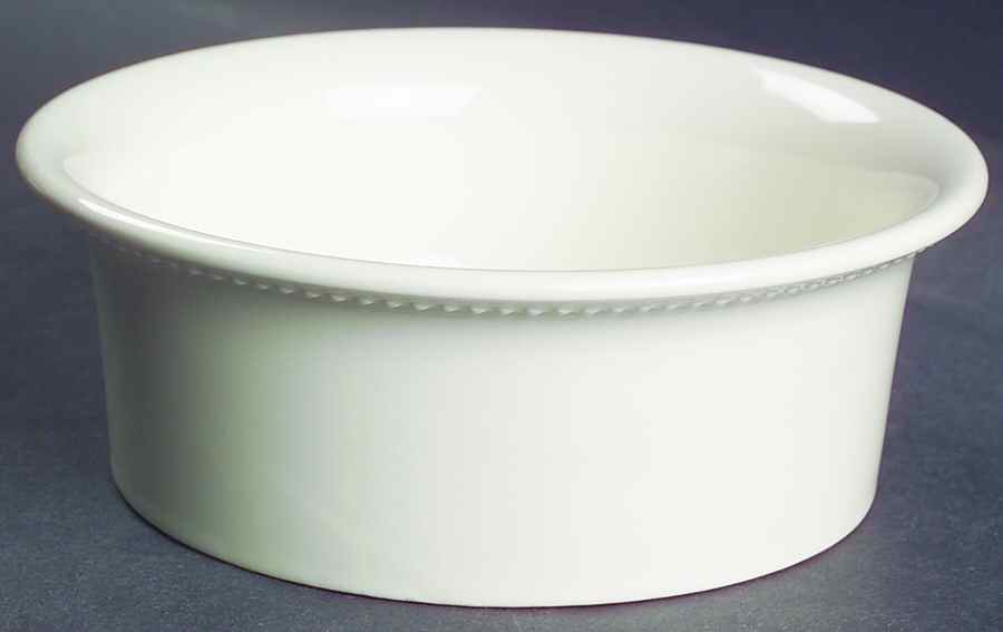 Octagon White Coupe Cereal Bowl by Sears-1
