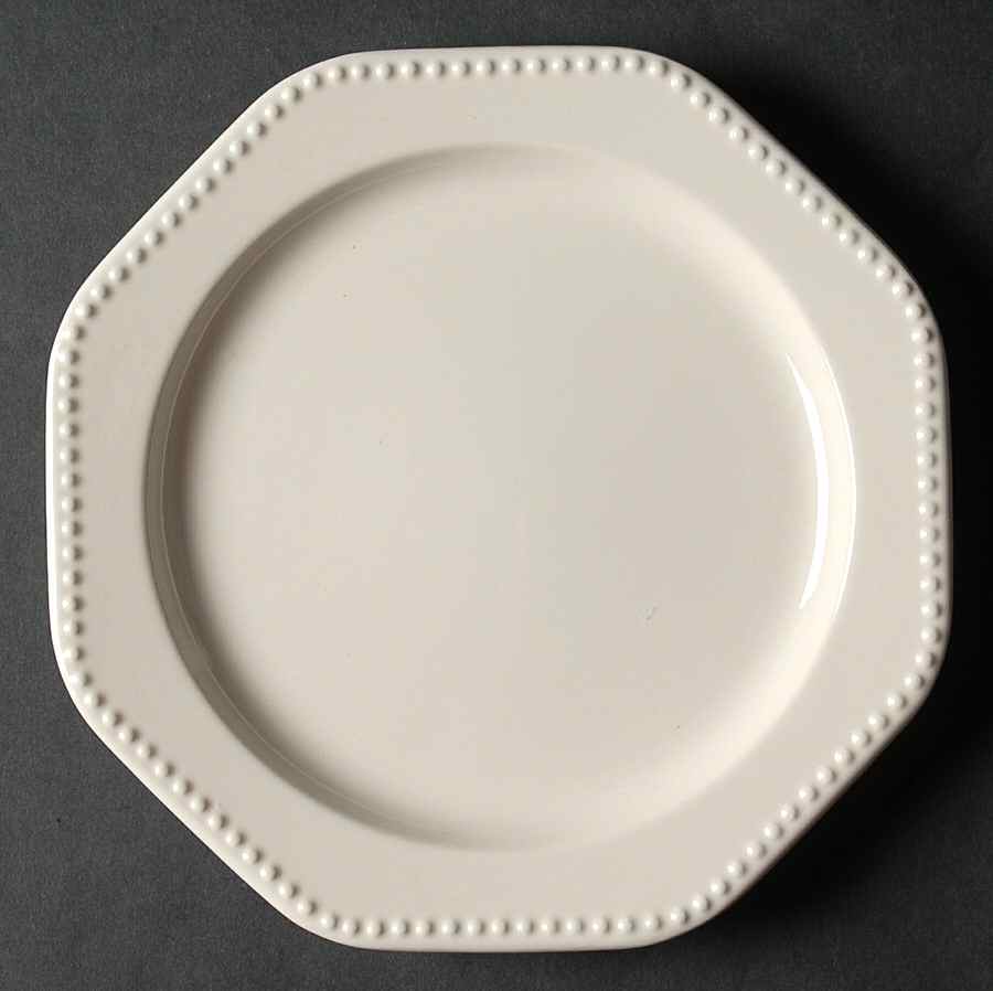 Octagon White Salad Plate by Sears-1