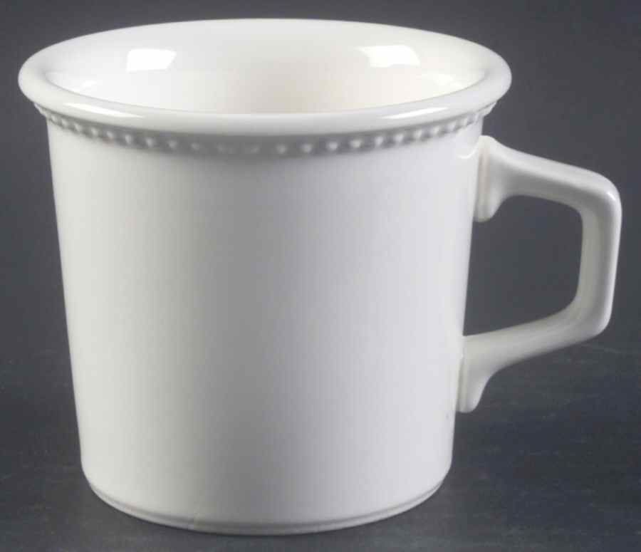Octagon White Mug by Sears-1
