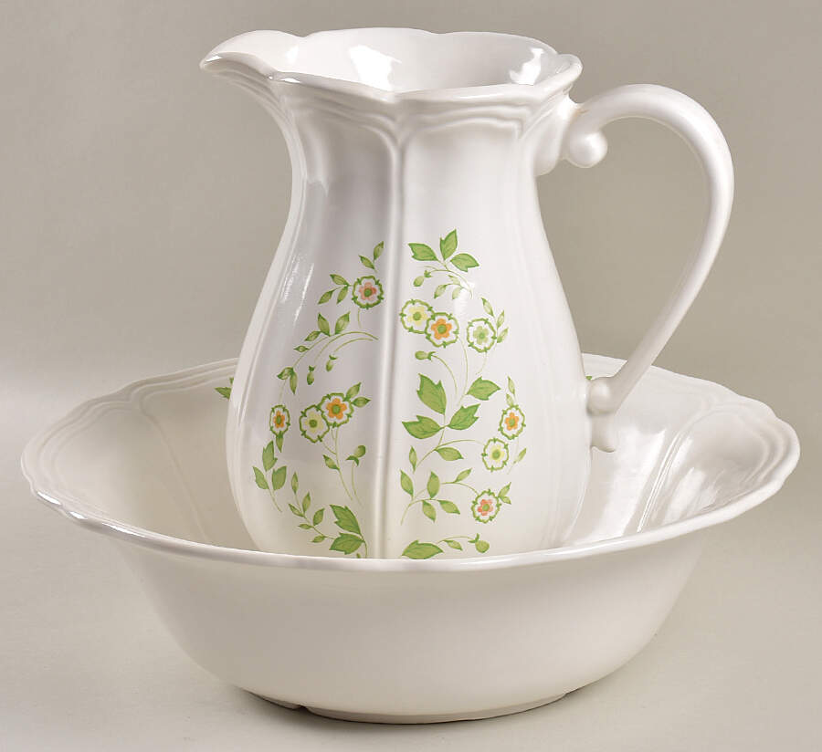 Petit Flora 72 Oz Pitcher and Bowl Set by Sears-1