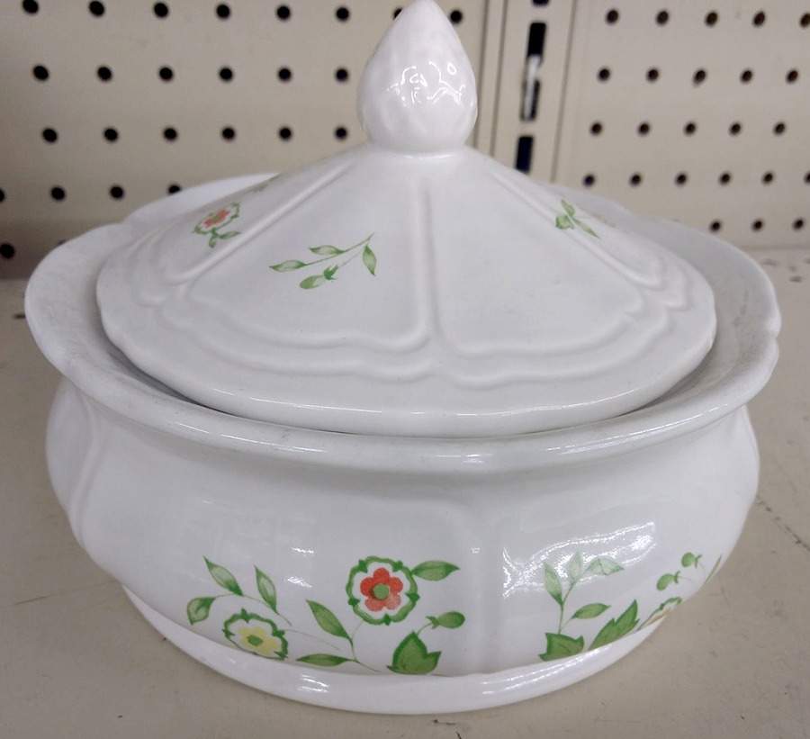 Petit Flora Round Covered Vegetable by Sears-1