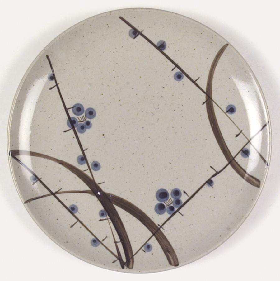 Plum Blossom Dinner Plate by Sears-1