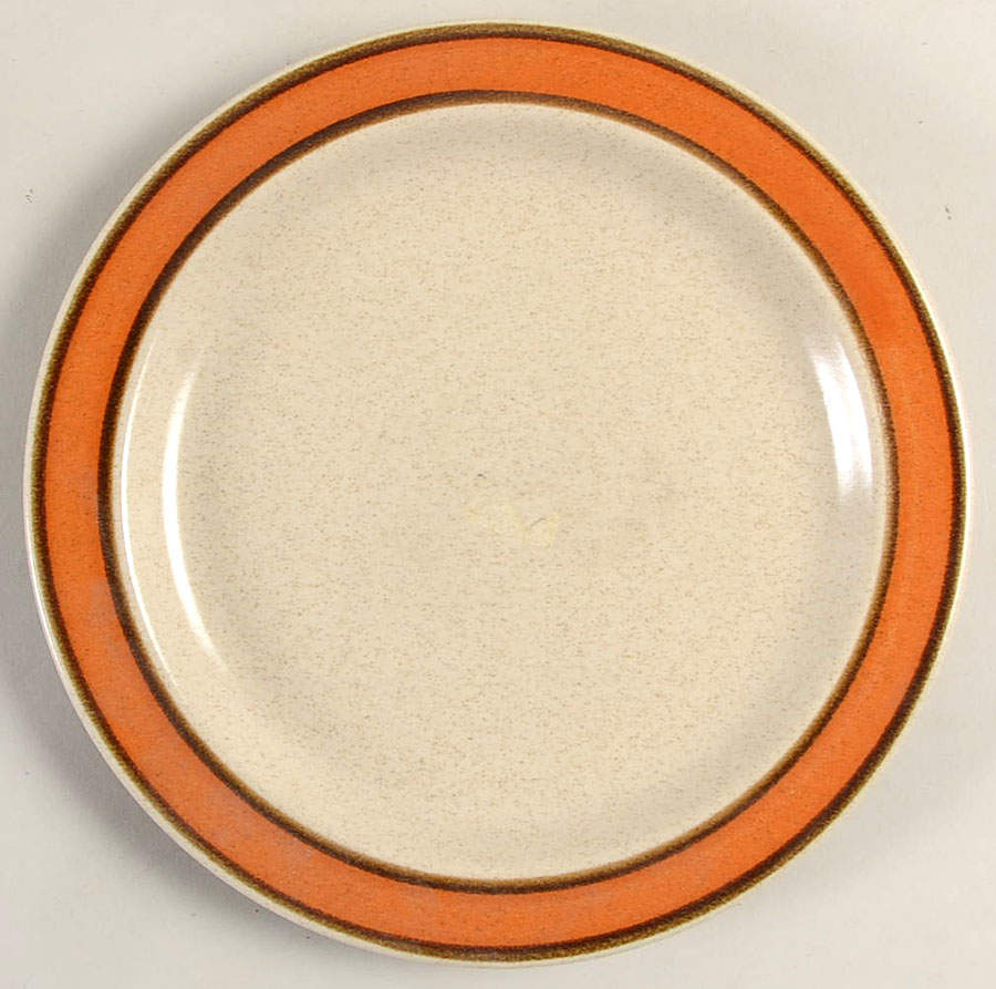 Sahara Orange Salad Plate by Sears-1