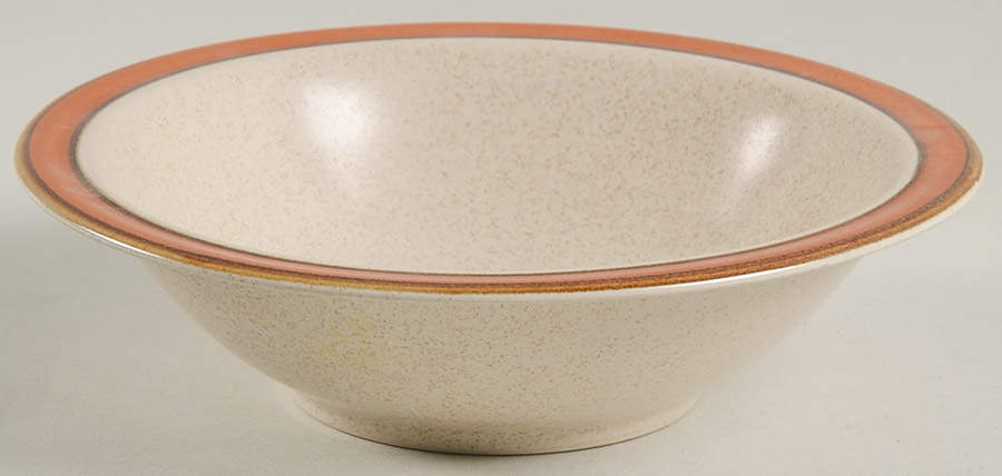 Sahara Orange Rim Cereal Bowl by Sears-1