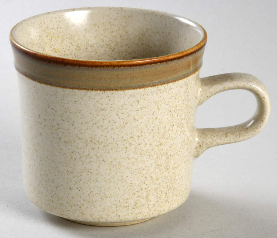 Sahara Tan Flat Cup by Sears-1