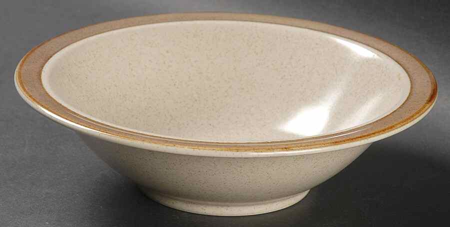 Sahara Tan Rim Cereal Bowl by Sears-1