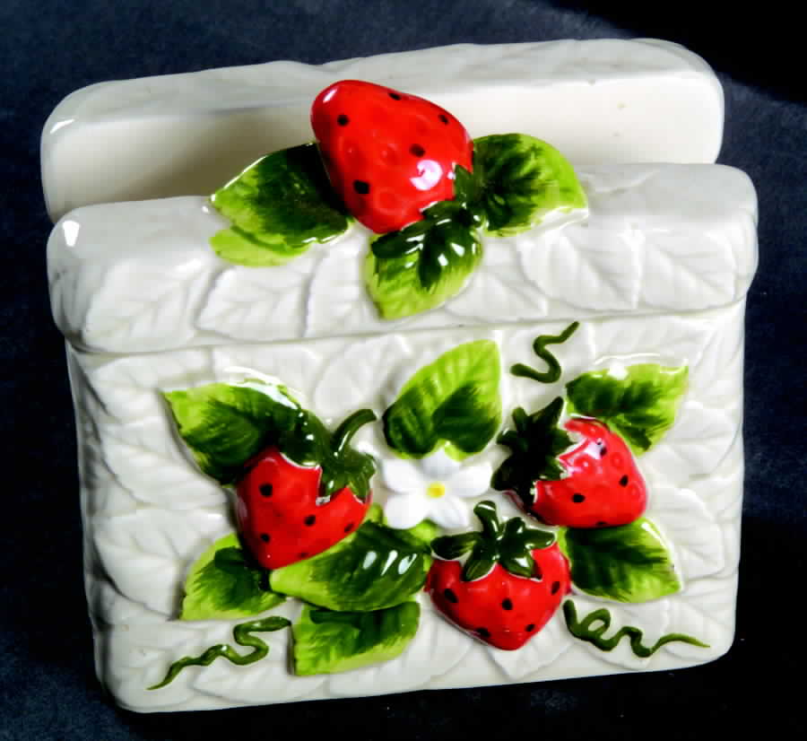 Strawberry Coordinates Napkin Holder by Sears-1
