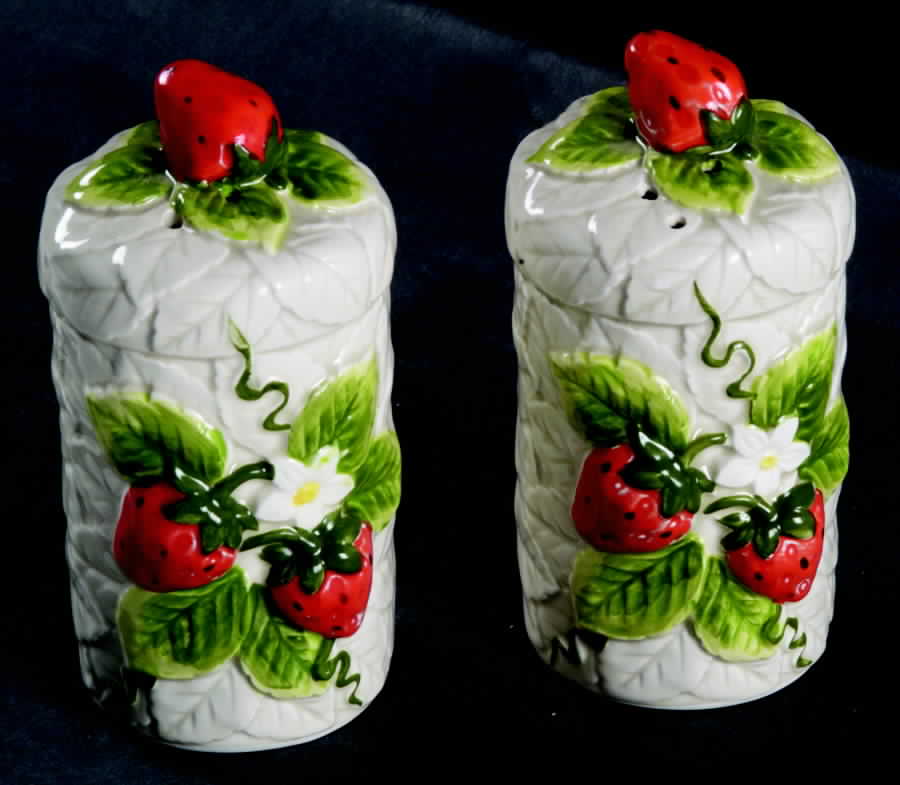 Strawberry Coordinates Salt & Pepper Set by Sears-1