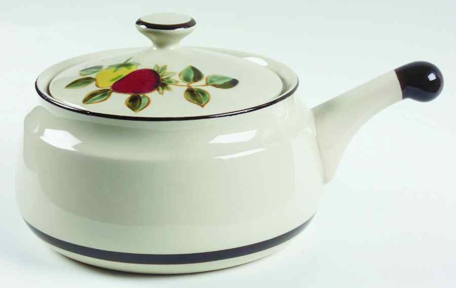 Strawberries 2.75 Qt Round Covered Casserole by Sears-1