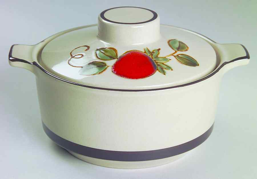 Strawberries Individual Casserole & Lid by Sears-1