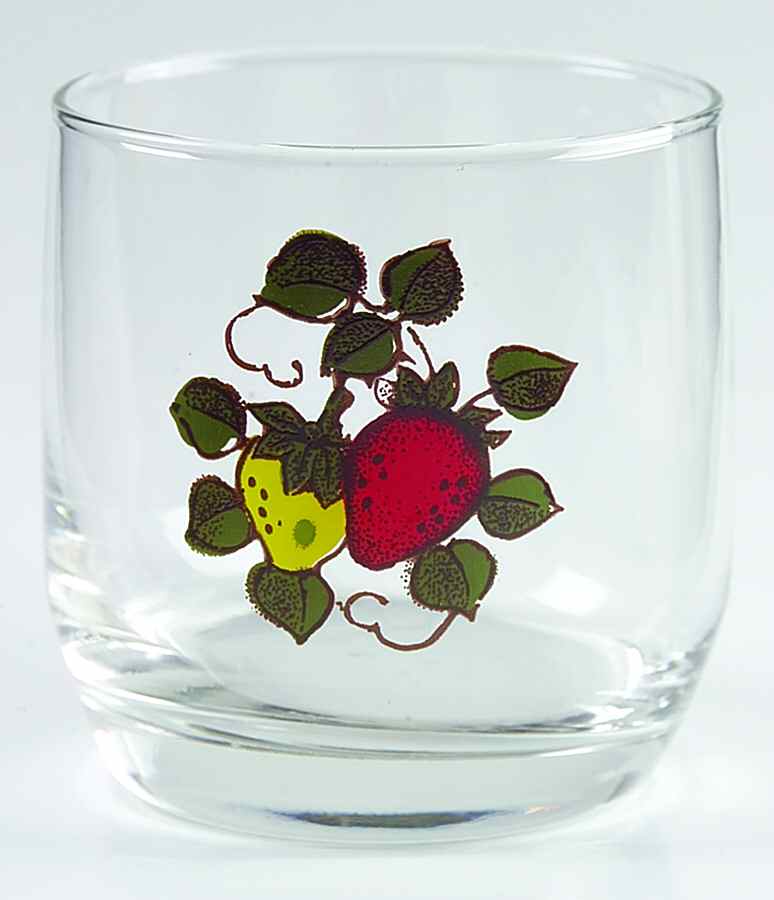 Strawberries 8 Oz Glassware Rocks/Juice by Sears-1