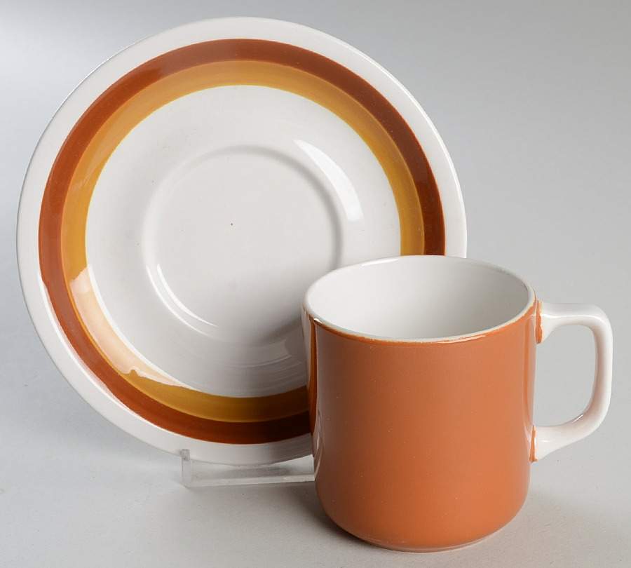 Tierra Flat Cup & Saucer Set by Sears-1