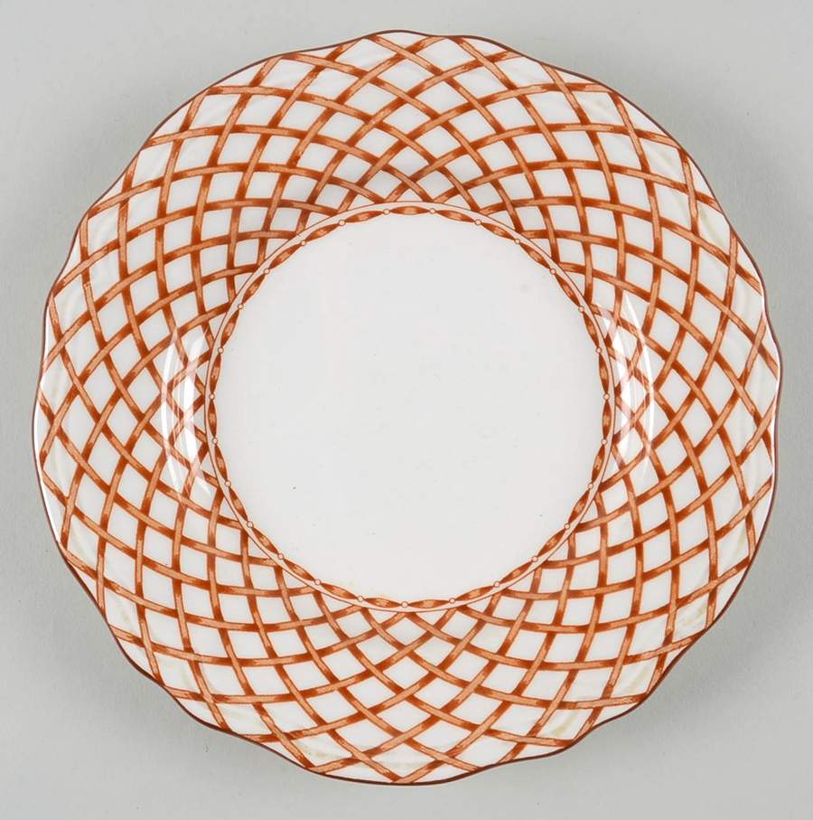 Wicker Federalist Salad Plate by Sears-1